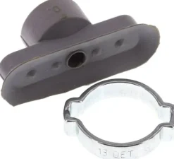 Ovalsauger, 30 x 10mm, Hub 2mm, NBR (60A, grau)