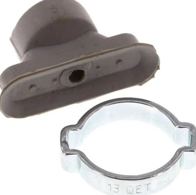Ovalsauger, 24 x 8mm, Hub 1mm, NBR (60A, grau)