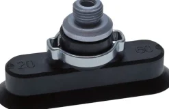 Ovalsauger, 45 x 15mm, Hub 3mm, NBR (60A, grau)