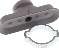 Ovalsauger, 36 x 12mm, Hub 2mm, NBR (60A, grau)