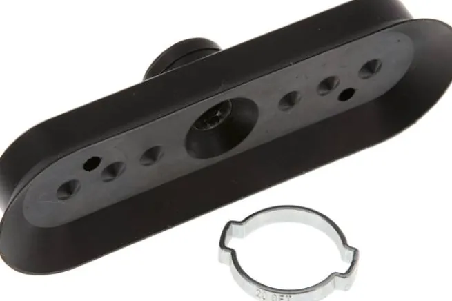 Ovalsauger, 100 x 35mm, Hub 3mm, NBR (60A, schwarz)