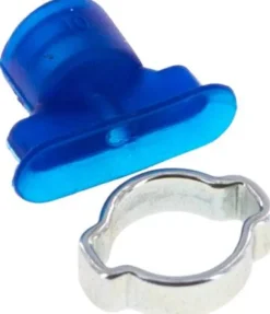 Ovalsauger, 18 x 6mm, Hub 1mm, Polyurethan (65A, blau)