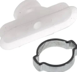 Ovalsauger, 36 x 12mm, Hub 2mm, Silikon (60A, transparent)