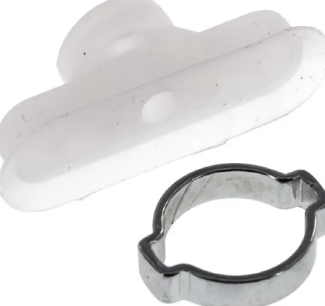 Ovalsauger, 36 x 12mm, Hub 2mm, Silikon (60A, transparent)