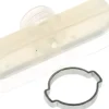 Ovalsauger, 75 x 25mm, Hub 3mm, Silikon (60A, transparent)