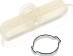 Ovalsauger, 75 x 25mm, Hub 3mm, Silikon (60A, transparent)