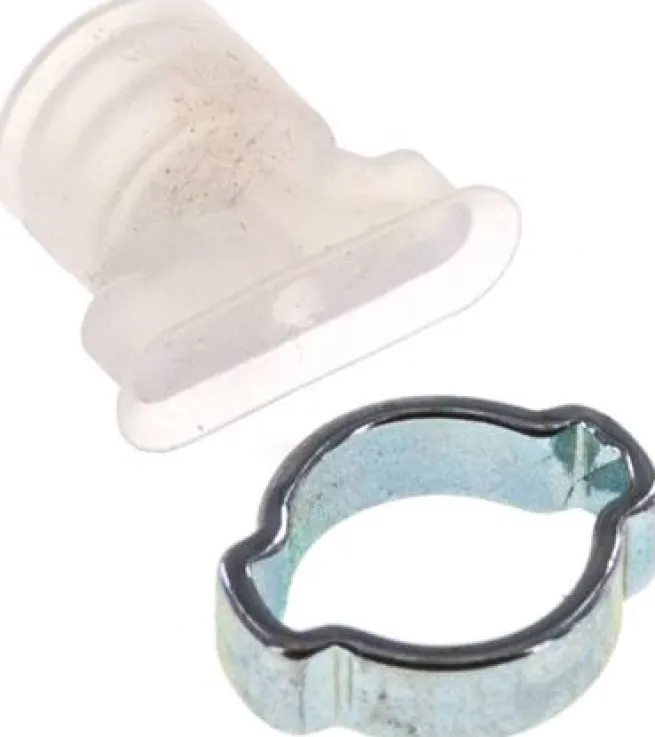 Ovalsauger, 15 x 5mm, Hub 1mm, Silikon (60A, transparent)