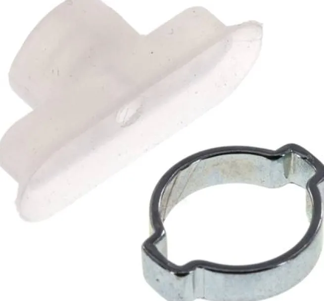 Ovalsauger, 30 x 10mm, Hub 2mm, Silikon (60A, transparent)