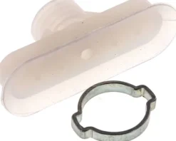Ovalsauger, 60 x 20mm, Hub 3mm, Silikon (60A, transparent)