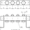 P-Leiste inkl. Hohlschrauben und Dichtungen für Ventilbaureihe M07 / P07 R 141/3