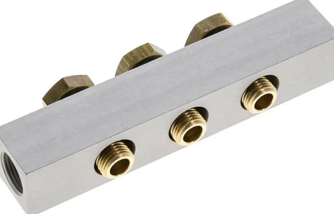 P-Leiste inkl. Hohlschrauben und Dichtungen für Ventilbaureihe M07 / P07 R 141/3