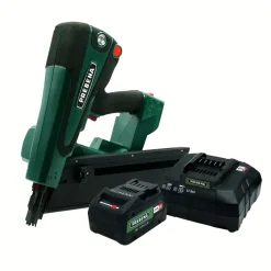 PREBENA Akku-Druckluftnagler mit Akku und Akku Station PKT-8-RKP100-SET4