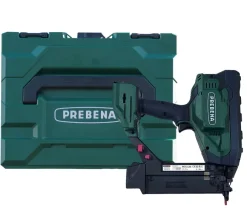 Prebena Druckluft-Akku-Nagler Set PKT-3-J55-SET22 für Stauchkopfnägel (Brads) Type J von 16-55 mm (mit Akku und Ladegerät)