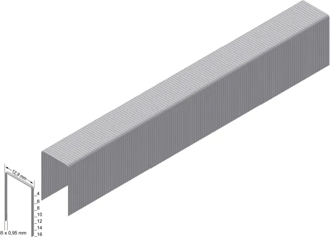 Prebena Heftklammern A08CRF - rostfrei