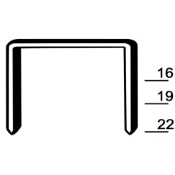 Prebena Heftklammern B16CLF verbronzt