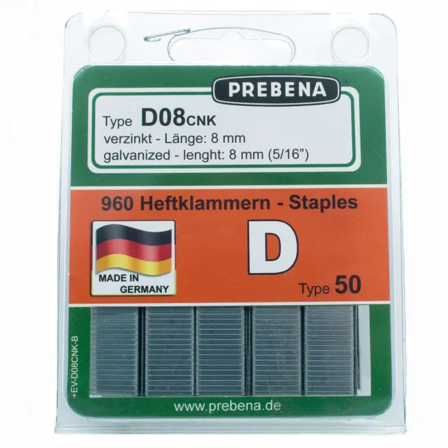 Prebena Heftklammern im Blister D08CNK-B