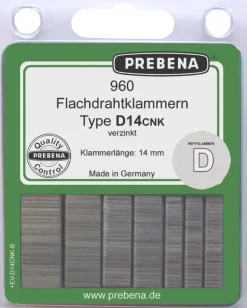Prebena Heftklammern im Blister D14CNK-B