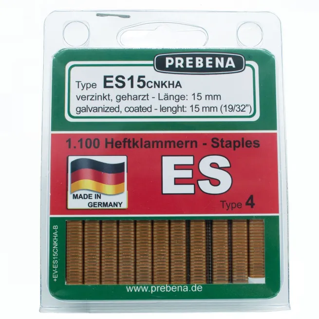 Prebena Heftklammern im Blister ES15CNKHA-B