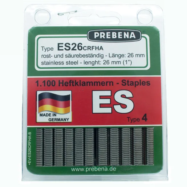 Prebena Heftklammern im Blister ES26CRFHA-B