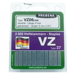 Prebena Heftklammern im Blister VZ06CNK-B verzinkt
