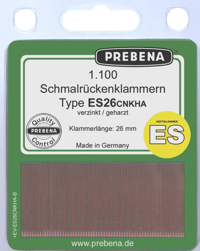 Prebena Heftklammern im Blister ES26CNKHA-B