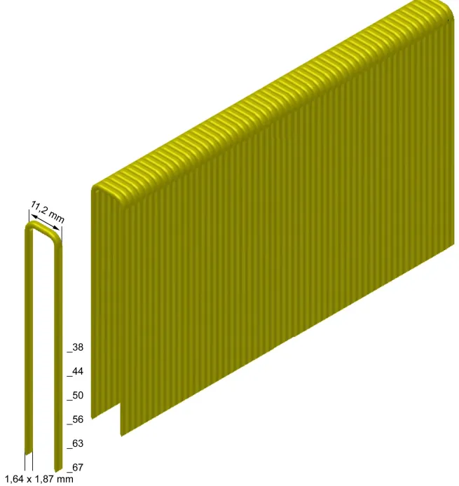 Prebena Heftklammern Q56CNKHA verzinkt