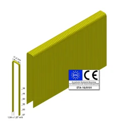 Prebena Heftklammern Q50CRFHA-ETA rostfrei