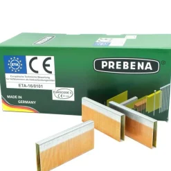 Prebena Heftklammern WP100CRFHA-ETA rostfrei geharzt - VPE 2.180 Stück