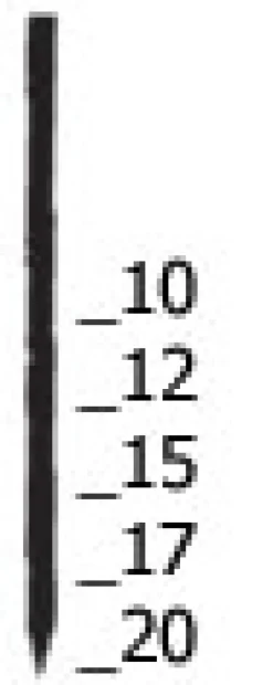 Prebena Pins AL10CLS verbronzter Stahl