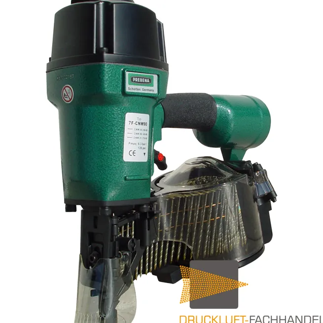 Prebena Profi-Druckluftnagler 7F-CNW90 Coilnagler+ DF Meterstab