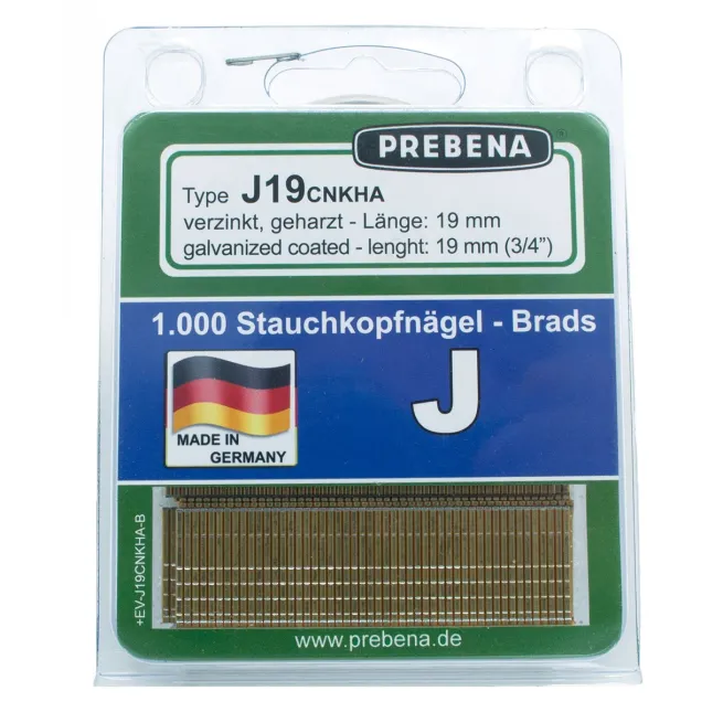 Prebena Stauchkopfnägel im Blister J19CNKHA