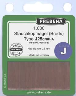 Prebena Stauchkopfnägel im Blister J25CNKHA-B