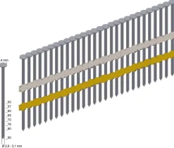 Prebena Streifennägel RK31/65BKRI Ringschaft