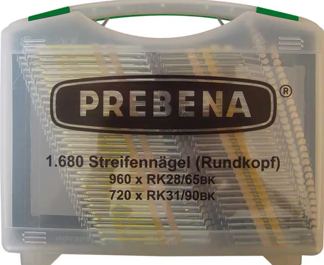 Prebena Streifennägel RK-Box im Koffer