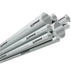 PREVOST - Aluminium-Rohr für Vakuum (Grau) Rohraußen-Ø = 25 mm Länge = 5,5 Meter