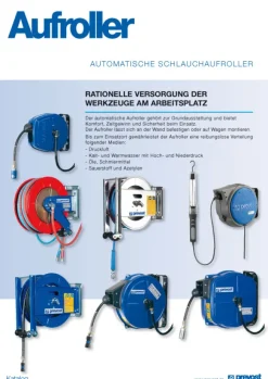 Prevost Industrie-Schlauchaufroller 12 m - 10x14 mm DRF 1012ES mit Sicherheitskupplung ESI 07