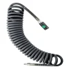 Prevost Industrie-Spiralschlauch 8 x 14 mm - 7,5 m mit Sicherheits-Schnellkupplung ESI 07 für extrem