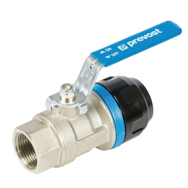 PREVOST-KUGELHAHN MIT INNENGEWINDE für Rohr mit außen-Ø = 20 IG BSPP = G 1/2