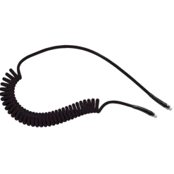 Prevost Polyurethan Spiralschläuche 6,5 x10 mm - 4 m mit festem Gewindeanschluss und drehbarem Gewindeansc