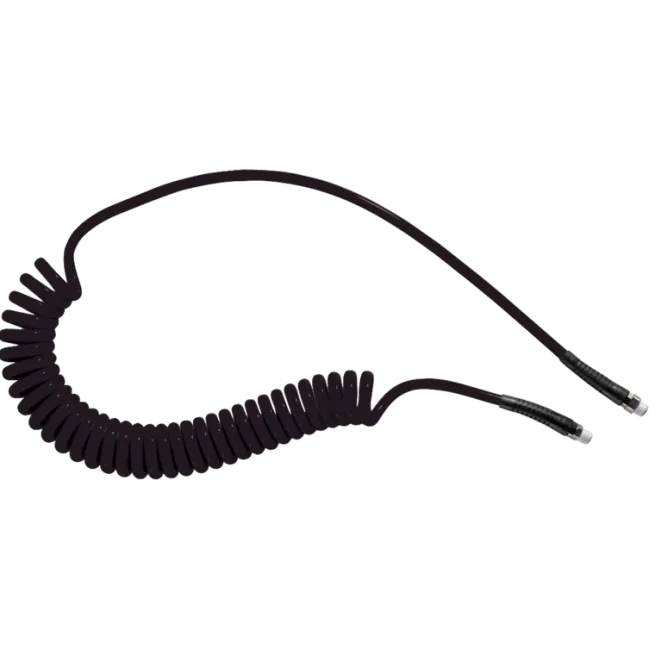 Prevost Polyurethan Spiralschläuche 6,5 x10 mm - 4 m mit festem Gewindeanschluss und drehbarem Gewindeansc