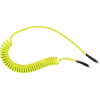 Prevost Polyurethan Spiralschläuche 6,5 x 10 mm - 6 m mit festem Gewindeanschluss und drehbarem Gewindeansch, Gelb