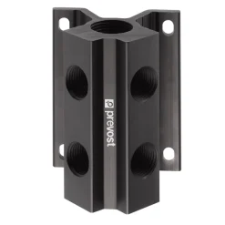 PREVOST-Wandverteiler Eingang mit IG BSPP = G 3/4 Ausgang mit IG BSPP = G 1/2, Ausgangzahl 4