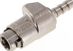 Profistecker mit Doppelklauenhalter - 6 mm Schlauchtülle