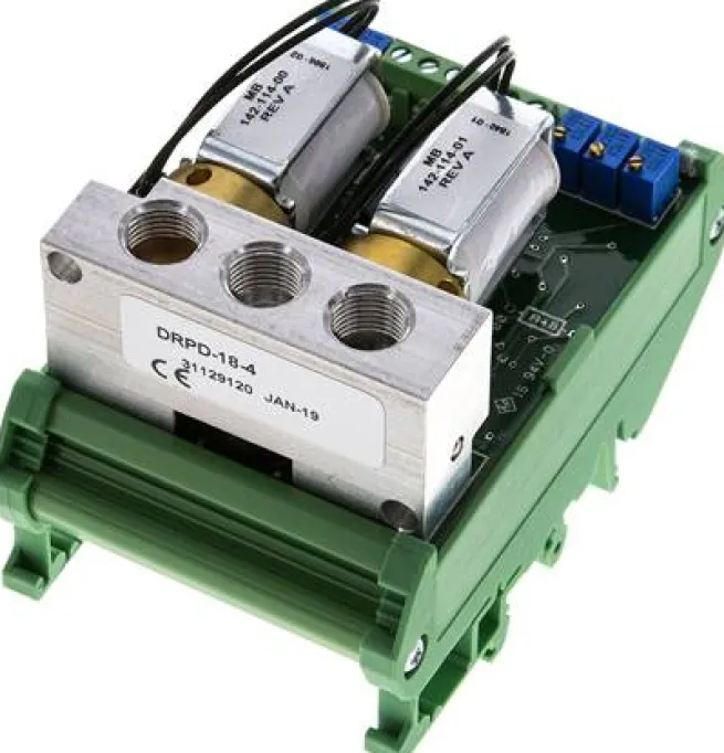 Proportionaldruckregler G 1/8",0 - 1 bar,0 - 10 V, für DIN-Schiene