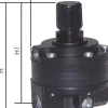 Präzisionsdruckregler (Volumenbooster) G 1/2", mit Justageknopf zur Offseteinstellung bis +1 bar