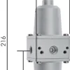 Präzisions-Filterregler G 1/4", 0,1 - 2 bar