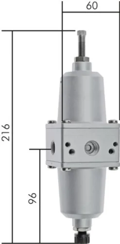 Präzisions-Filterregler G 1/4", 0,1 - 2 bar