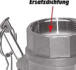 PTFE-Flachdichtung für Innengewinde G 2"