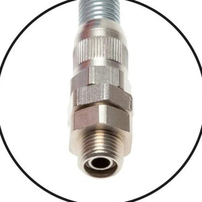 PUR-Spiralschlauch G 1/4"-8 x 5 mm, 3,0 mtr. Arbeitslänge, PUN