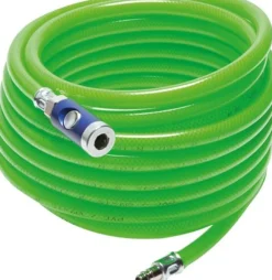 PVC-Gewebeschlauch 6x12mm, 5mtr. mit Kupplung & Stecker